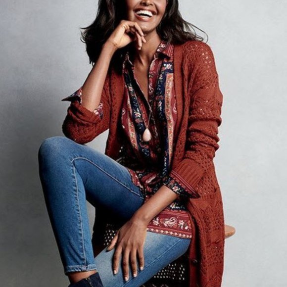 Paisley border floral tunic top blouse plus size - Picture 4 of 4